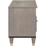 TV ormar s ladicama Siva 80 x 33 x 46 cm Čvrsto drvo manga | shoptok.hr
