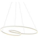 QAZQA Skandinavska viseča svetilka bež 110 cm vklj. LED s 3-stopenjskim zatemnjevanjem - Circuit | Shoptok.si