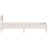  Okvir kreveta bez madraca bijeli 90 x 200 cm masivna borovina | shoptok.hr