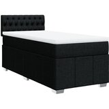 Maison Chic Box spring postelja - Vzmetna postelja z vzmetnico črna 80x200 cm blago SL17673, (21884687) | Shoptok.si