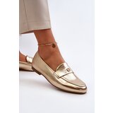 EVENTO Women's Flat Heel Loafers Gold Sylvaine | shoptok.hr