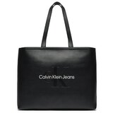 Calvin Klein SCULPTED SLIM TOTE34 MONO Crna Cijene