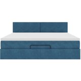 vidaXL Otomanski krevet s madracem tamnoplavi 180x200 cm baršunasti | shoptok.hr