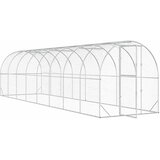 Kokošinjac Srebrna 800 x 200 x 200 cm Pocinčani čelik | shoptok.hr
