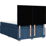  Krevet s oprugama i madracem plavi 140 x 190 cm od tkanine | shoptok.hr