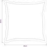  Presvlaka za jastuk 6 pcs HOUTEN Plava 40 x 40 cm Baršun | shoptok.hr