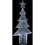 vidaXL Božično drevo med 240 LED Hladno bela 180 cm Akril | Shoptok.si