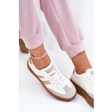 Boto EVENTO Women's Platform Sneakers Made Of Eco Leather White-Gold Elaraven | shoptok.hr