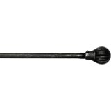 Luance razvlačna garnišna set 120-210cm touch of zen finial crno/srebrna Cene