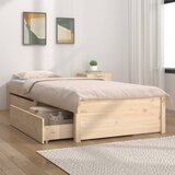 vidaXL Posteljni okvir s predali 75x190 cm 2FT6 Cene