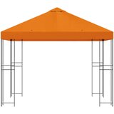 Gazebo 3 x 3 m Narančasta Poliester i čelik 190 gsm | shoptok.hr