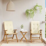 vidaXL Sklopive stolice s jastucima, 2 kom., masivno tikovino | shoptok.hr