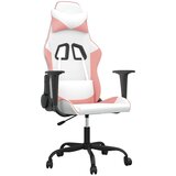 The Living Store Gaming stol Bela in roza umetno usnje - Gaming Stol, (21625110) | Shoptok.si