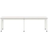  Klupa Bijelo 160 x 35 x 45 cm Čvrsto borovo drvo | shoptok.hr