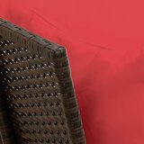  Vrtna sofa s jastucima smeđi poliratan | shoptok.hr