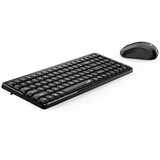 Genius LuxeMate Q8100 Wireless USB US crna tastatura + miš Cene