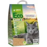 Eco Clean mačji pesek - Varčno pakiranje: 2 x 20 l (pribl. 16.4 kg)