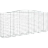  Gabionska košara s lukom 400x50x160/180 cm pocinčano željezo | shoptok.hr