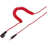 Kaiser Flash Cable, red, 10m PC and jack plug, 6,35mm 1409