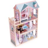 ECO TOYS drvena kuća za lutke, 11 komada namještaja | shoptok.hr