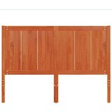 vidaXL Vzglavje voščeno rjava 135 cm trdna borovina | Shoptok.si