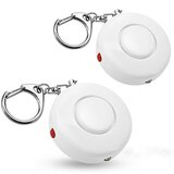 Generic Osebni alarm z LED svetilko, samoobrambni obesek za ključe, okrogel z lučko, (21128936) | Shoptok.si