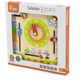 Viga drvena edukativna ploča kalendar i sat | shoptok.hr