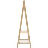  Stalak za odjeću s policama 96x45,5x150,5 cm od bambusa | shoptok.hr