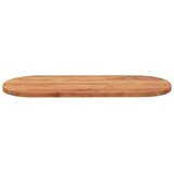 Stolna ploča 100x40x3,8 cm ovalna od masivnog drva bagrema | shoptok.hr