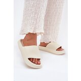Boto Women's Lightweight Foam Slippers On Thick Sole Ecru Querceria | Shoptok.si