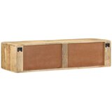  Zidni TV ormarić 100x32x25 cm puno drvo grubo mango | Eponuda.com