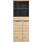 Voleo ARHIVSKA OMARA barve grafita, hrast artisan | Shoptok.si