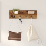 vidaXL Nadwyčajna obešalnik za plašče Star les 60 x 10.5 x 18 cm | Shoptok.si