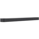 Furnova Visoka greda iz prašno premazanega jekla 620x80x36 cm antracit, (21920213) | Shoptok.si