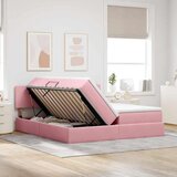  Krevet s od storage s madracem Ružičasta 100 x 200 cm - Ružičasta 200 x 200 cm Gladak dizajn | shoptok.hr