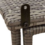 vidaXL Sklopivi vrtni stol sivi 90x51x75 cm poliratan | shoptok.hr