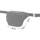 Calvin Klein Jeans Torbica za okrog pasu svetlo siva / črna | Shoptok.si