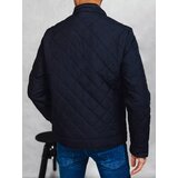 DStreet Dark Blue Quilted Men's Jacket Cene