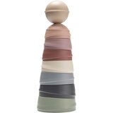 Bibs Wobbly Tower zložljivi stolp Pastel Rainbow 6 m+ 8 kos | Shoptok.si