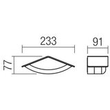  Redo 90001 - Spoljašnja zidna svetiljka CHALET LED/8W/230V IP54 | Eponuda.com