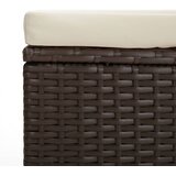  Otomani s jastucima 2 kom smeđi 40 x 30 x 40 cm od poliratana | shoptok.hr