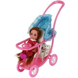  Igrača punčka Lucy z dojenčkom v vozičku in dodatki XXL | Shoptok.si