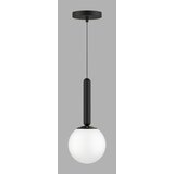 Squid Lighting Crna viseća svjetiljka sa staklenim sjenilom ø 15 cm One – Cijene