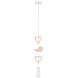 Candellux luster/visilica-heart bh viseća lampa 1X20W E27 iq kids roze | Eponuda.com