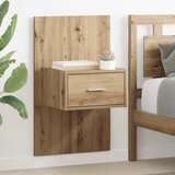 vidaXL Ormarić za krevet Zidne 2 pcs hrast artisan 48.5 x 32.5 x 80 cm | shoptok.hr