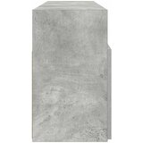 TV ormarić s LED svjetlima siva boja betona 120 x 30 x 50 cm | shoptok.hr