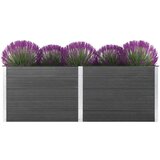  Posuda za sadnju 250 x 100 x 54 cm WPC siva Cijene