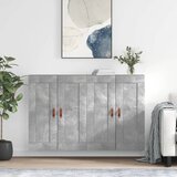  Zidni ormarići 2 kom siva boja betona od konstruiranog drva | shoptok.hr