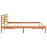  Krevetna konstrukcija s uzglavljem Vosak smeđa 180 x 200 cm | shoptok.hr