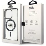  Originalna KARL LAGERFELD Hardcase KLHMP15LHKHNOTK maska za iPhone 15 PRO (Karl Head + MAG / prozorna) | Shoptok.si